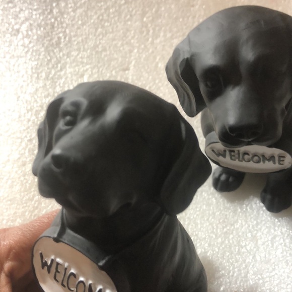 Black Welcome dogs -sets of 2 - Picture 11 of 16